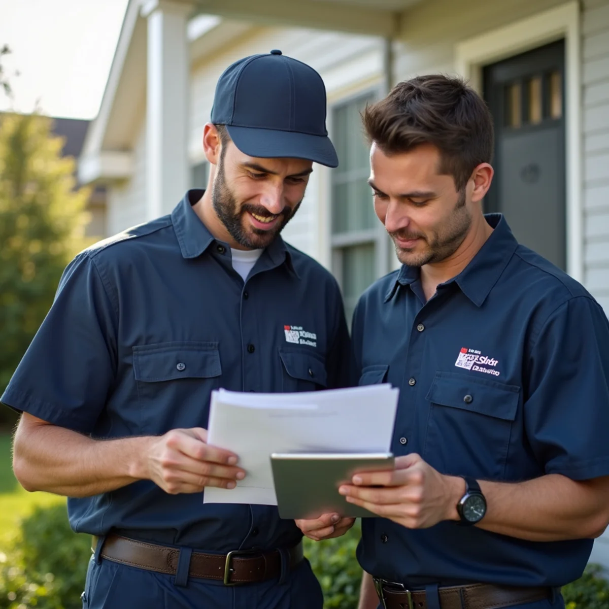 Energy Star certified high efficiency heat pump unit with utility rebate documentation