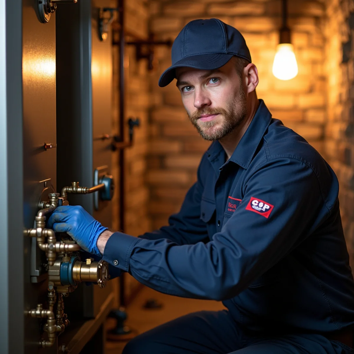 Steam and hot water boiler service and radiator heating repair in Morristown NJ pre-war home