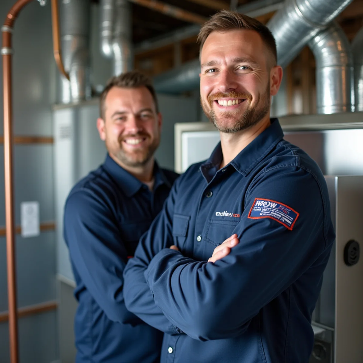 Overview of residential heating and air conditioning units in northern NJ home